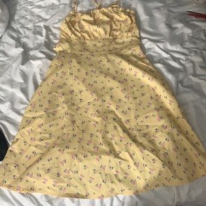 Yellow floral sprng/summer dress!!!